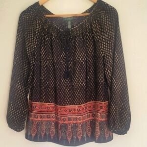 EUC Ralph Lauren Tops Size S Boho